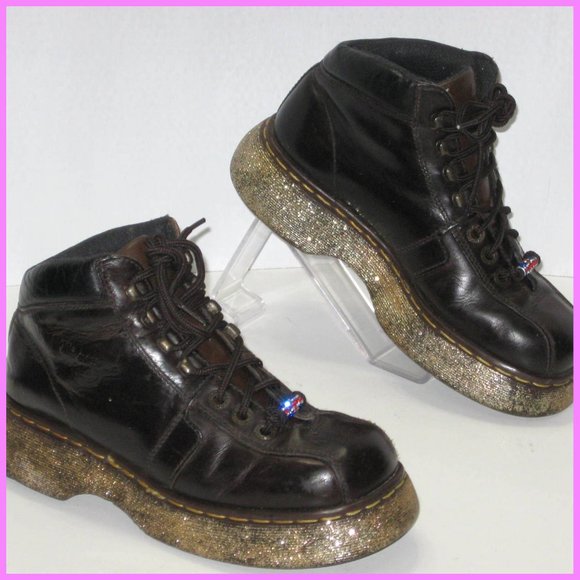 Size 8 US Women's Doc Marten's Brown Leather Ankle - Picture 9 of 13